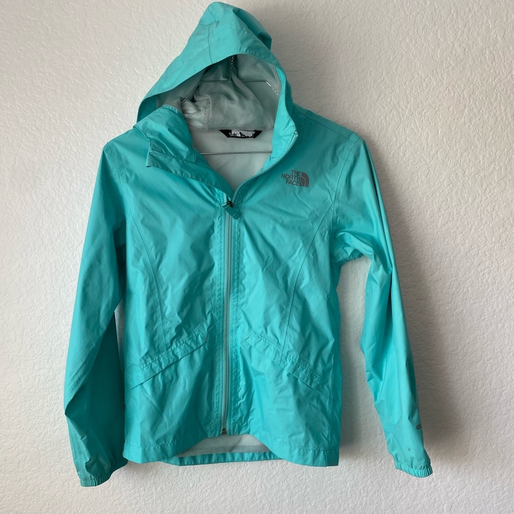 Girl’s Size Medium Turquoise North Face Dryvent Raincoat